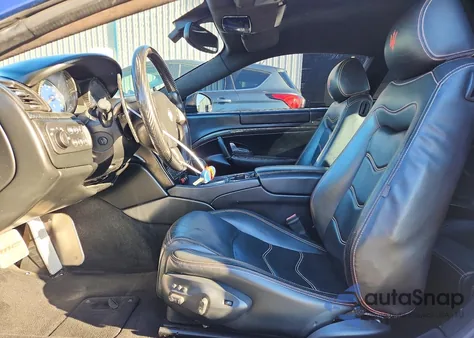 2012 Maserati Granturismo S z USA, uszkodzony, nr VIN ZAM45MLA8C0063488